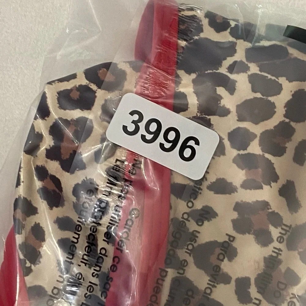 New! Frankie's Bikinis Dove Leopard Print Bikini Bottom 3996